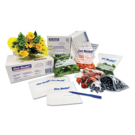 Inteplast Group Food Bags, 3.5 qt, 0.68 mil, 8" x 15", Clear, PK1000 PB080315